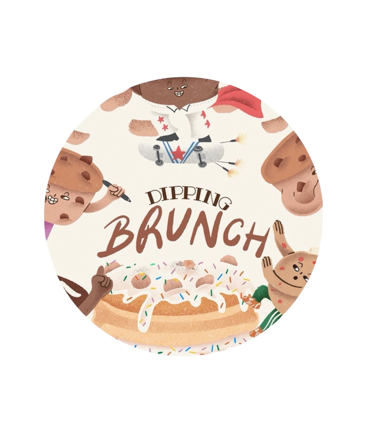 Logo Dipping Brunch — Brunch all day