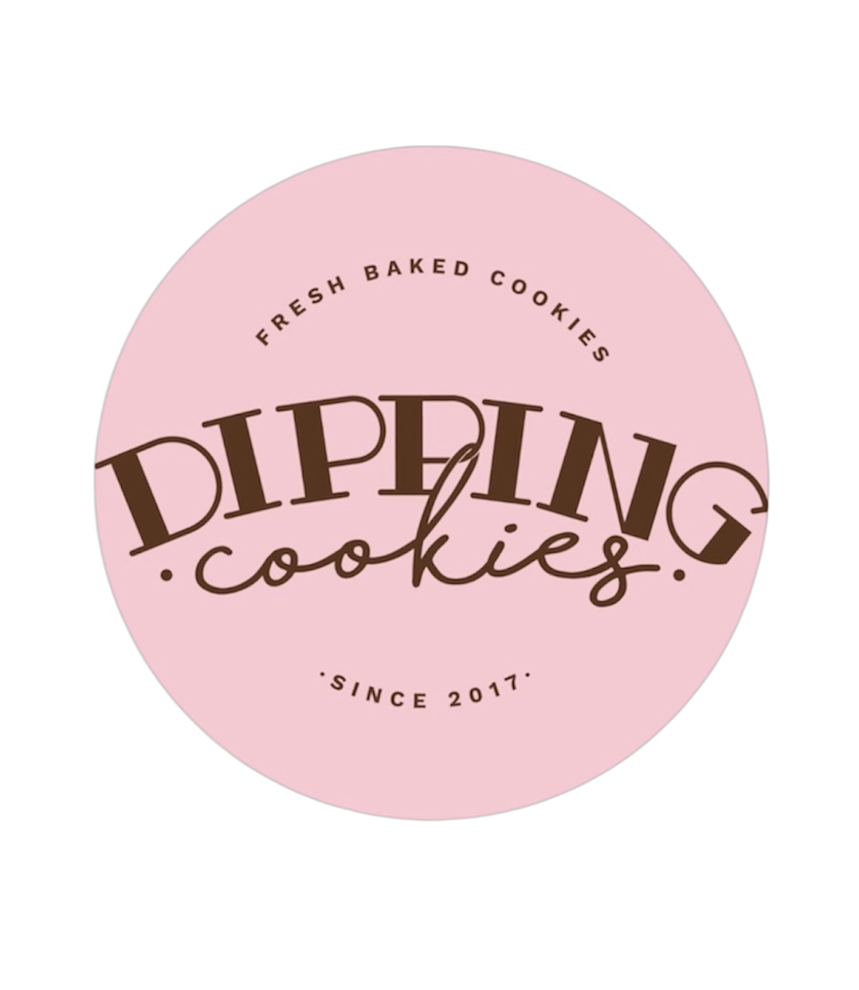 Logo Dipping Cookies — Cafetería